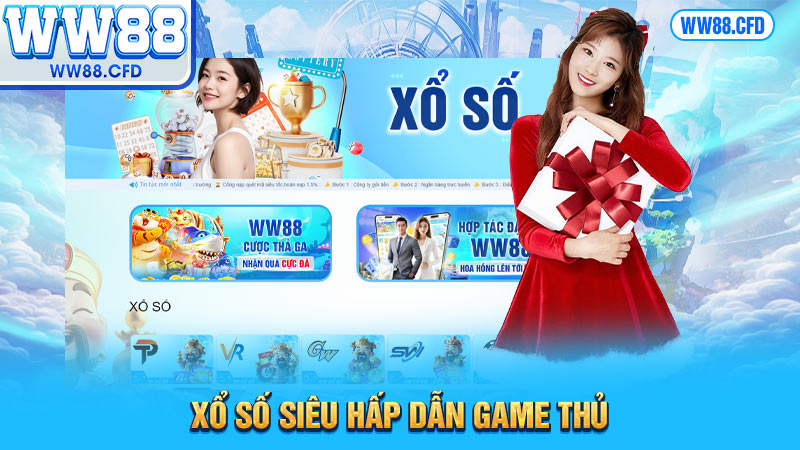 Xổ số siêu hấp dẫn game thủ